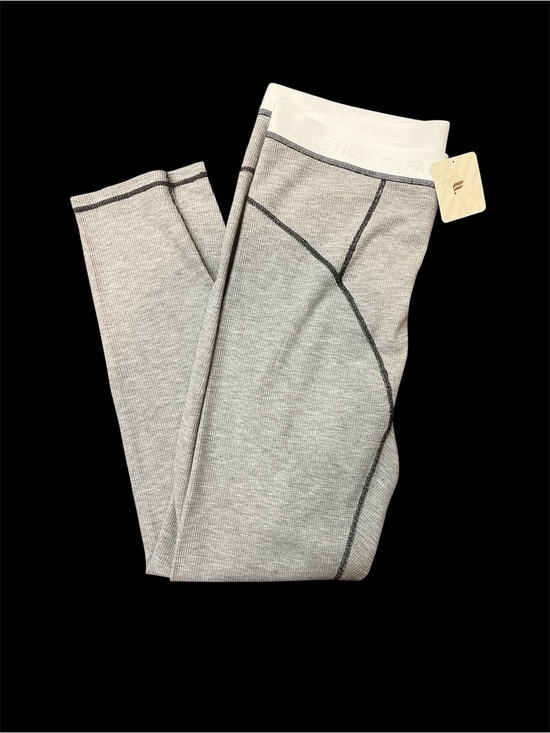 Fabletics Pants - Fabletics Light Gray Women’s Leggings with Contrast Seams